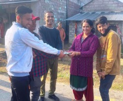 देउसी भैलोको रकमको फोक्सो विरामीलाई